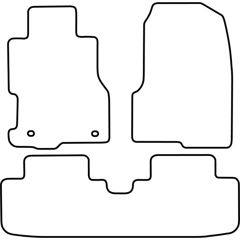 Set de tapis de sol sur mesure pour Honda Civic 3 portes 2004-2006