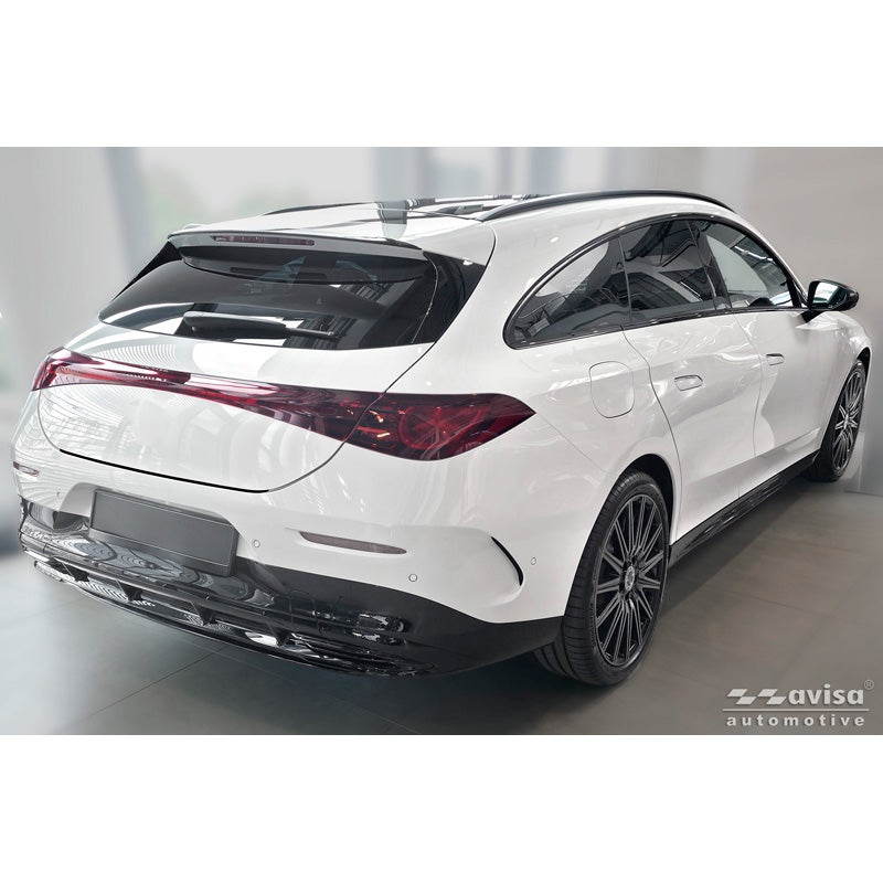Avisa Protection de Seuil de Coffre Acier Inox sur mesure pour Mercedes CLA III Shooting Brake (X174) 2026- - Noir