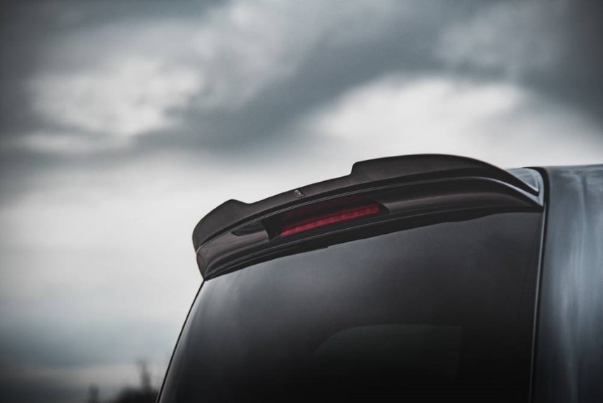 Spoiler cap Mercedes V-Klasse W447 AMG-Line Maxton Design glans zwart