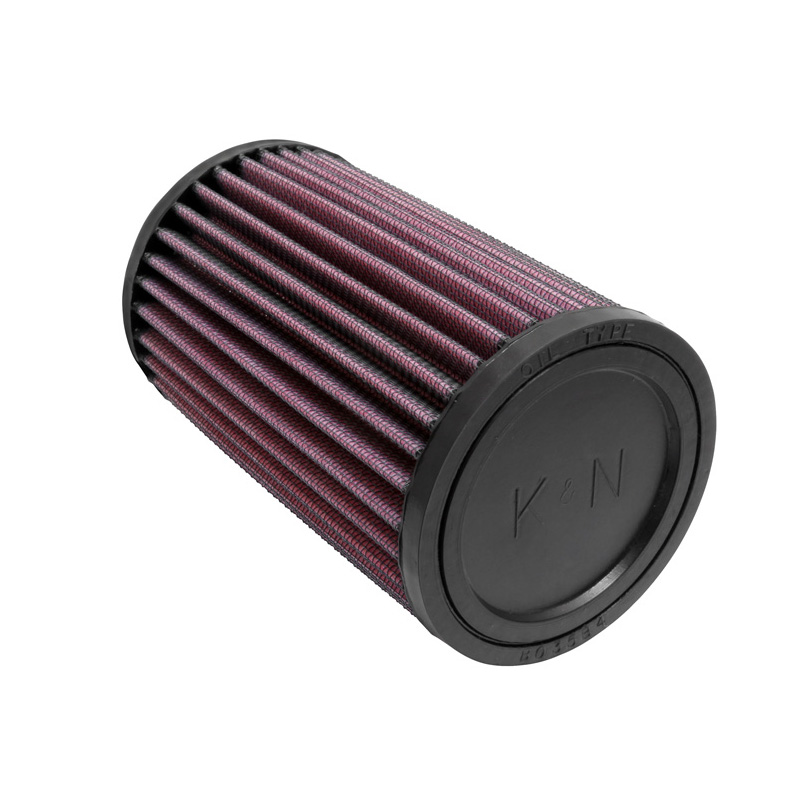 K&N Filtre à Air Universel Cylindrique 62mm raccordement, 89mm diamètre, 152mm hauteur (RU-0820)