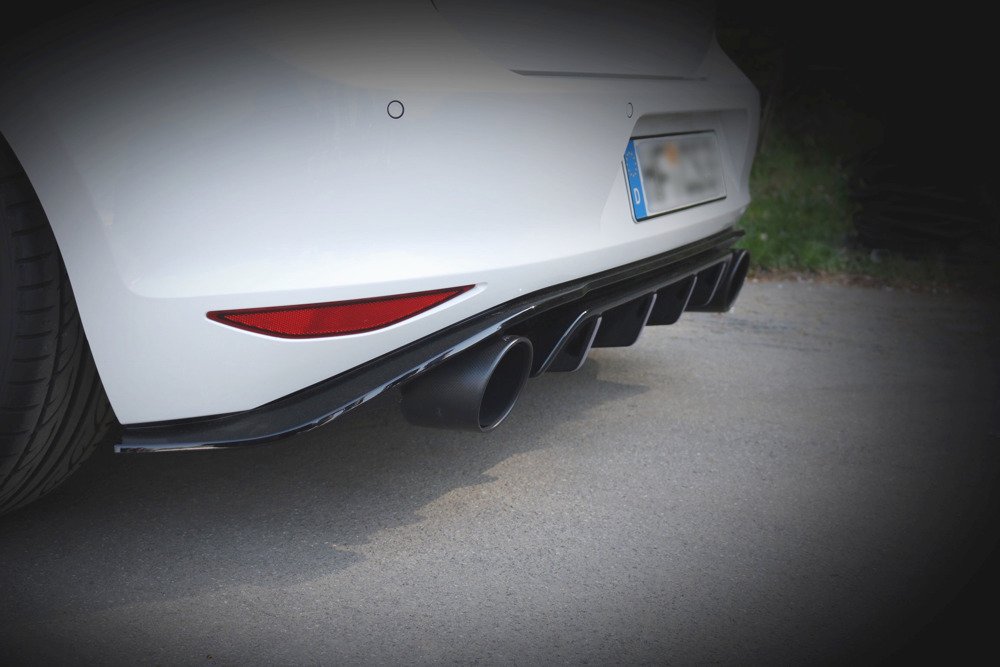 Diffuser VW Golf 7 GTI Clubsport Glans Zwart