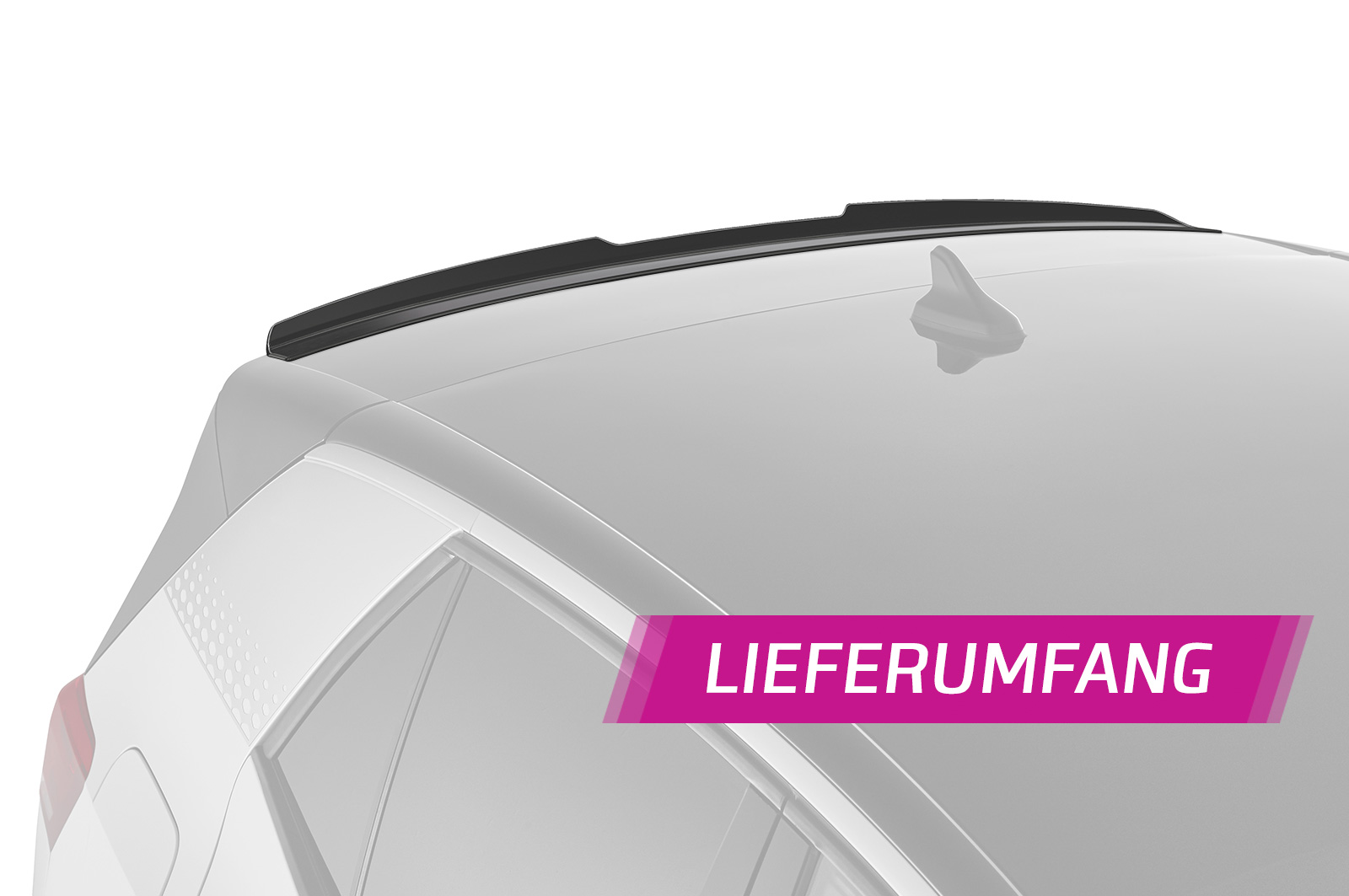 Spoiler Volkswagen ID.3 CSR Glans Zwart