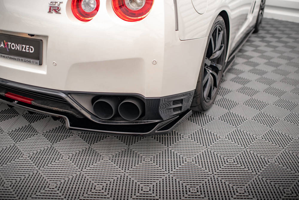 Diffuser Nissan GTR R35 11-16 Maxton Glans Zwart