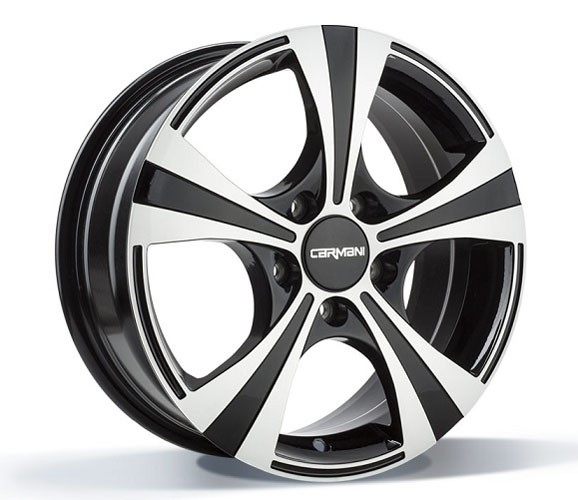 Carmani CA11 Rush 7,5x17 5x114,3 ET45 black polish Velgen