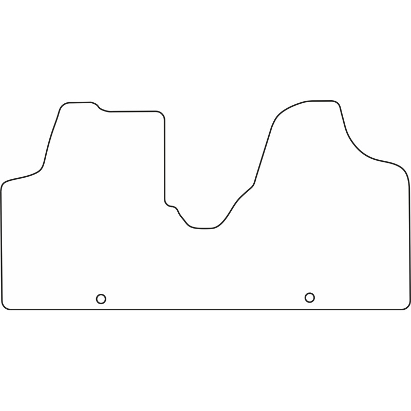 Set de tapis de sol en velours sur mesure pour Citroen Jumpy & Peugeot Expert 2007-2011 (seulement avant)