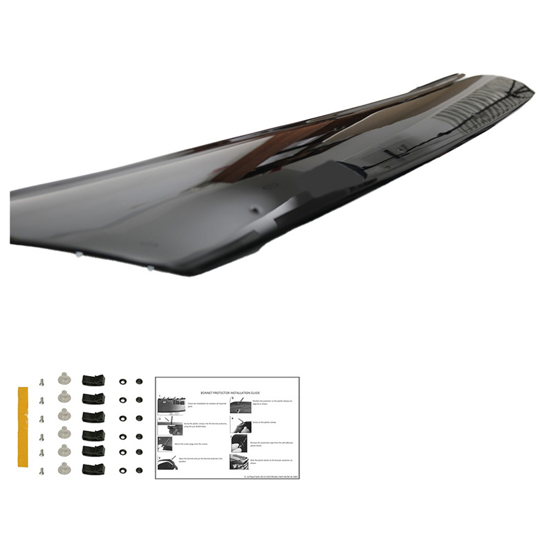 Protection du capot sur mesure pour Renault Master 3ème Gen. 2010-2014 - Noir brillant
