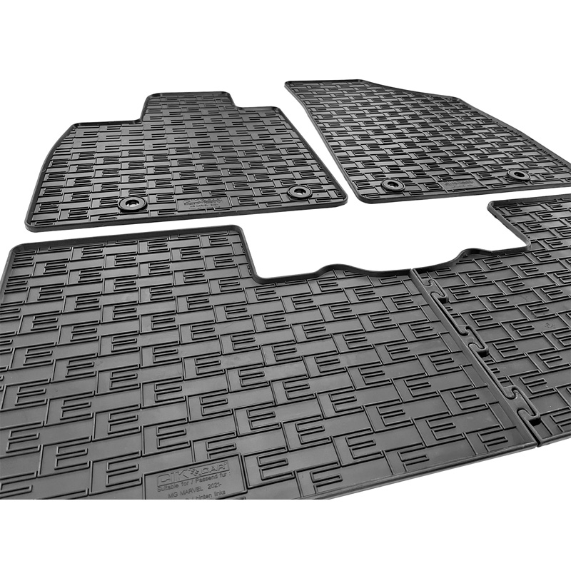 Set tapis de caoutchouc sur mesure pour MG Marvel R (EV) 2021- (4-pièces + points de fixage)