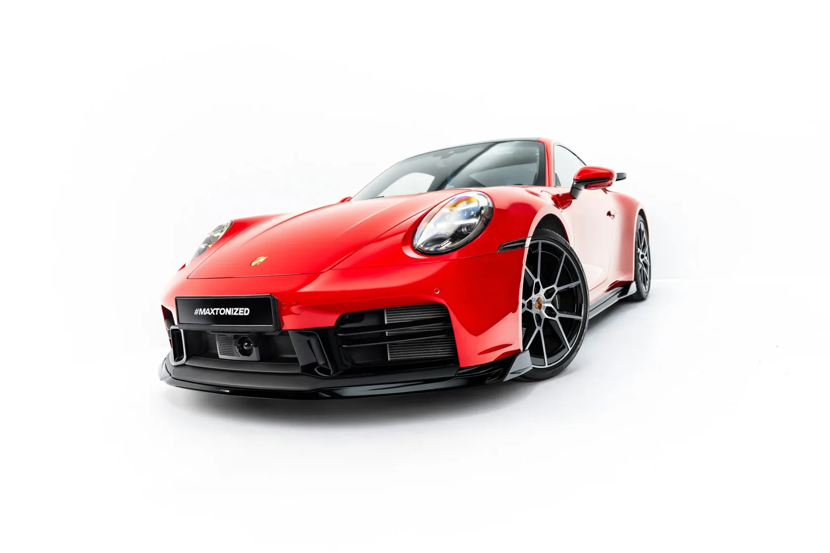 Bodykit passend voor Porsche 911 Carrera Aero 992 Facelift Glans Zwart – Maxton Design