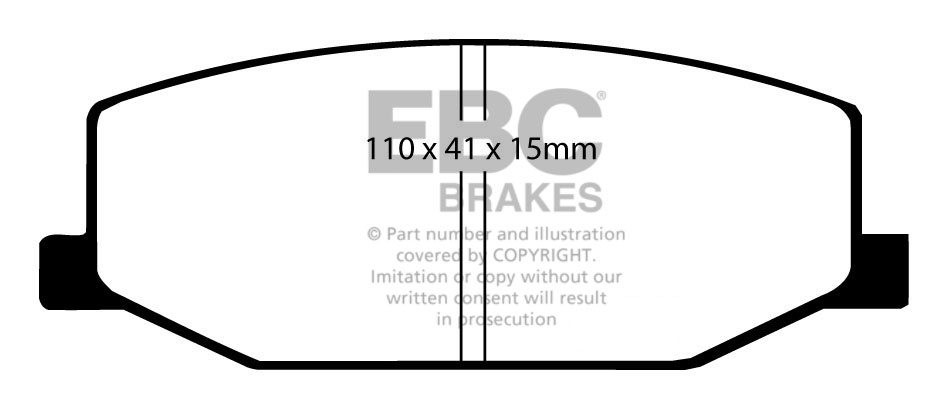 EBC Brakes SUZUKI Jeep 1.3 (SJ413) 91-98 Remblokken voorzijde
