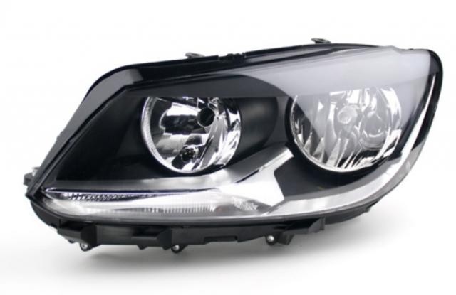 koplamp, H7+H15, elektr verstelb, incl stelmotortje, links VW To