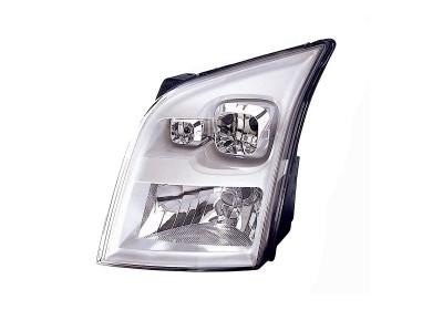 koplamp, H4, elektr verstelb, rechts Ford Transit, 2006 -