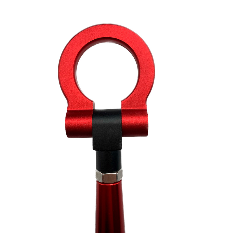Simoni Racing Crochet de Remorquage - Métal - Rouge - Longueur 23.7cm