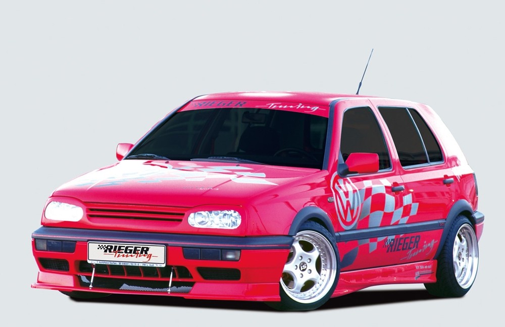 Spoilerlip gecentreerd VW Golf III Rieger