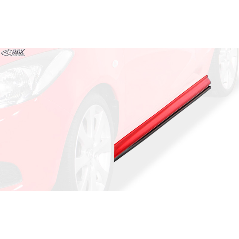 Jupes latérales sur mesure pour Mazda 2 (DE) 2007-2014 'Edition' (ABS)