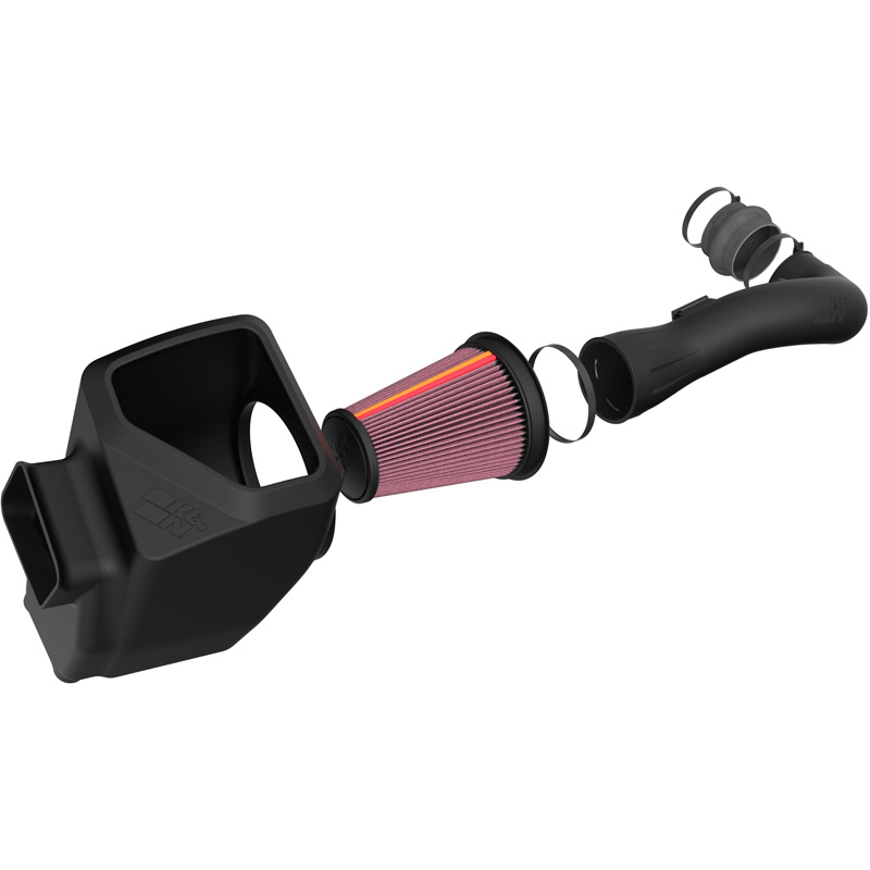 K&N NextGen d'admission d'air froid  sur mesure pour Cadillac/Chevrolet /GMC 4.8L/5.3L/6.2L V8 2009-2014 (50-3070)
