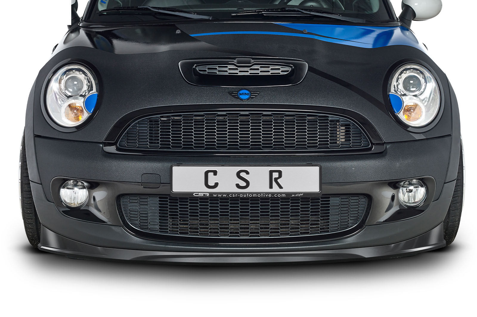 Voorspoiler Mini Cooper S R56 Glans Zwart – CSR Automotive