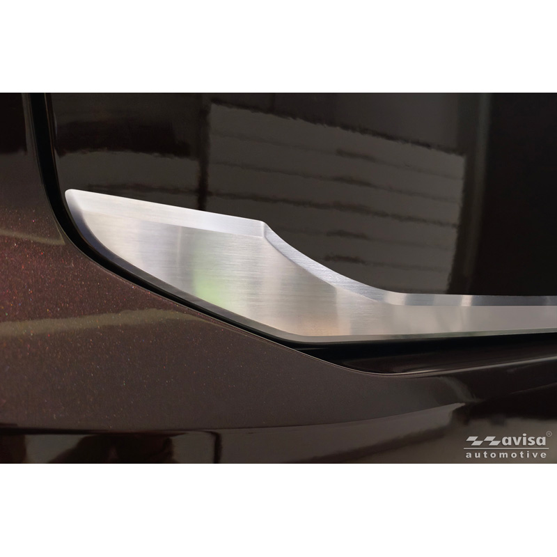 Avisa Revêtement d'habillage du hayon du coffre inox brossé sur mesure pour Volvo XC90 II 2015-19, Facelift 2019-2024 & Facelift 2024-