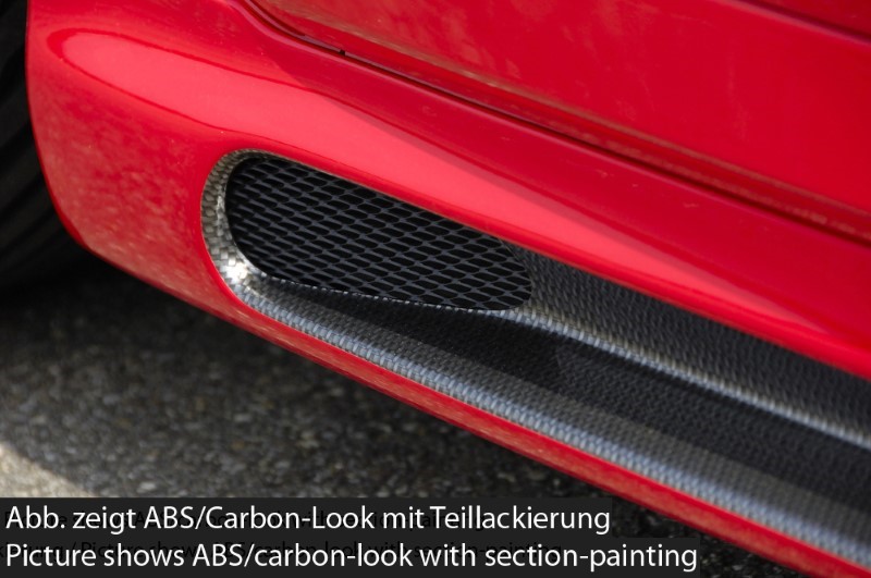 Zijskirts Opel Astra G Coupe ABS Carbon-look Rieger
