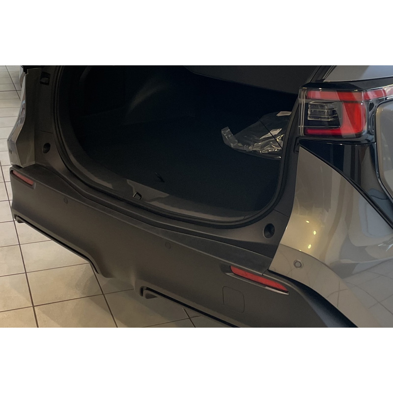 Protection de seuil arrière (ABS) sur mesure pour Subaru Solterra 2022- & Toyota bZ4X 2021- Noir