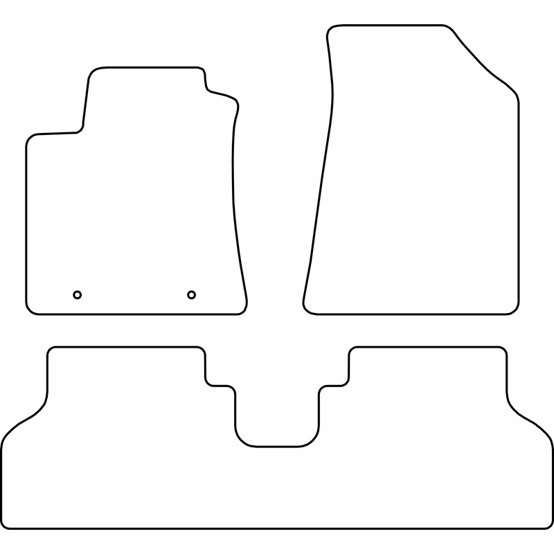 Set de tapis de sol sur mesure pour Hyundai Kona II 2023- excl. e-Kona (EV)