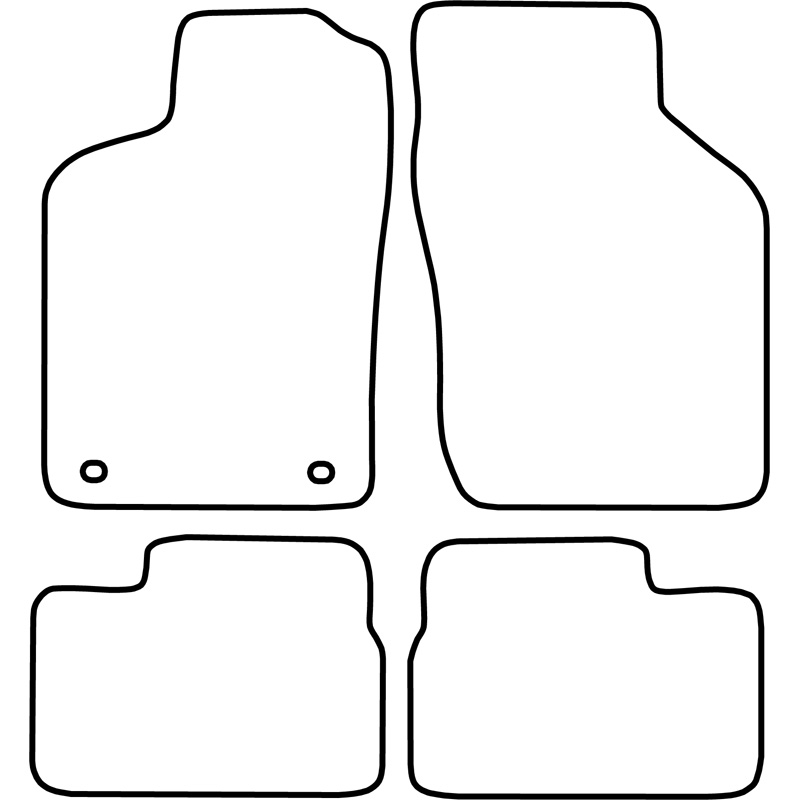 Set de tapis de sol sur mesure pour Opel Vectra A 1988-1995 / Calibra A 1990-1997
