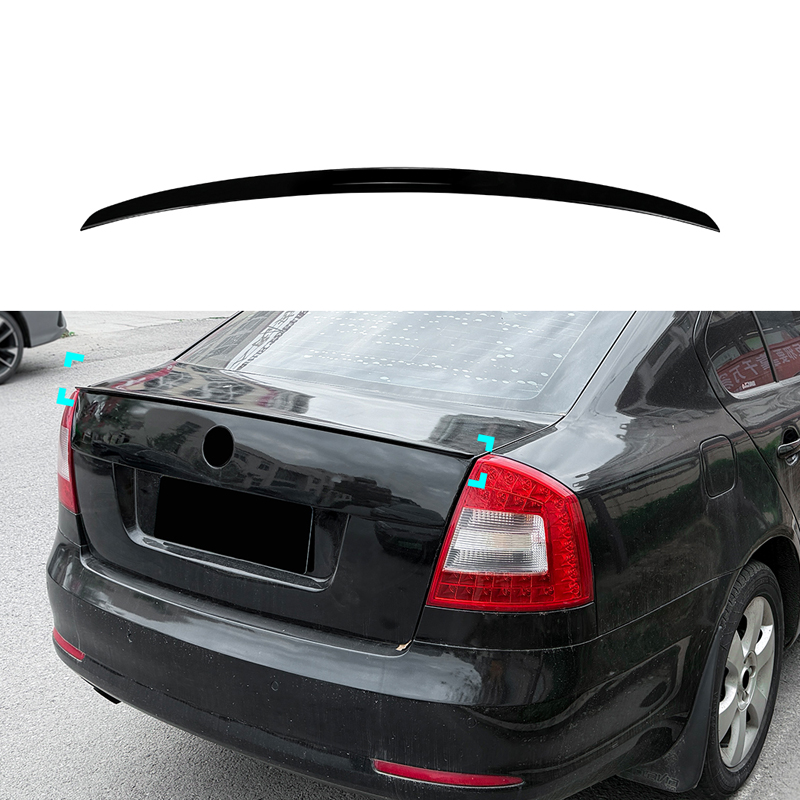 Spoiler arrière sur mesure pour Skoda Octavia II (1Z) Sedan 2004-2013 (ABS Noir Luisant)