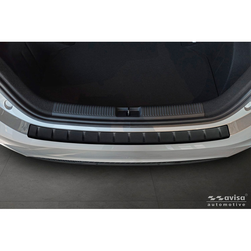 Avisa Protection de seuil arrière inox noir mat sur mesure MG 3 III 2024- 'Ribs'