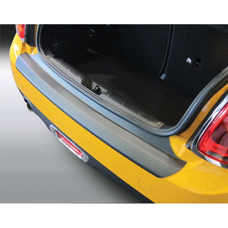 Protection de seuil arrière (ABS) sur mesure pour Mini One/Cooper+S F56 3 portes 3/2014-2/2021 & Cabrio F57 2014-2021 & Mini F56 Electric 2021- Noir
