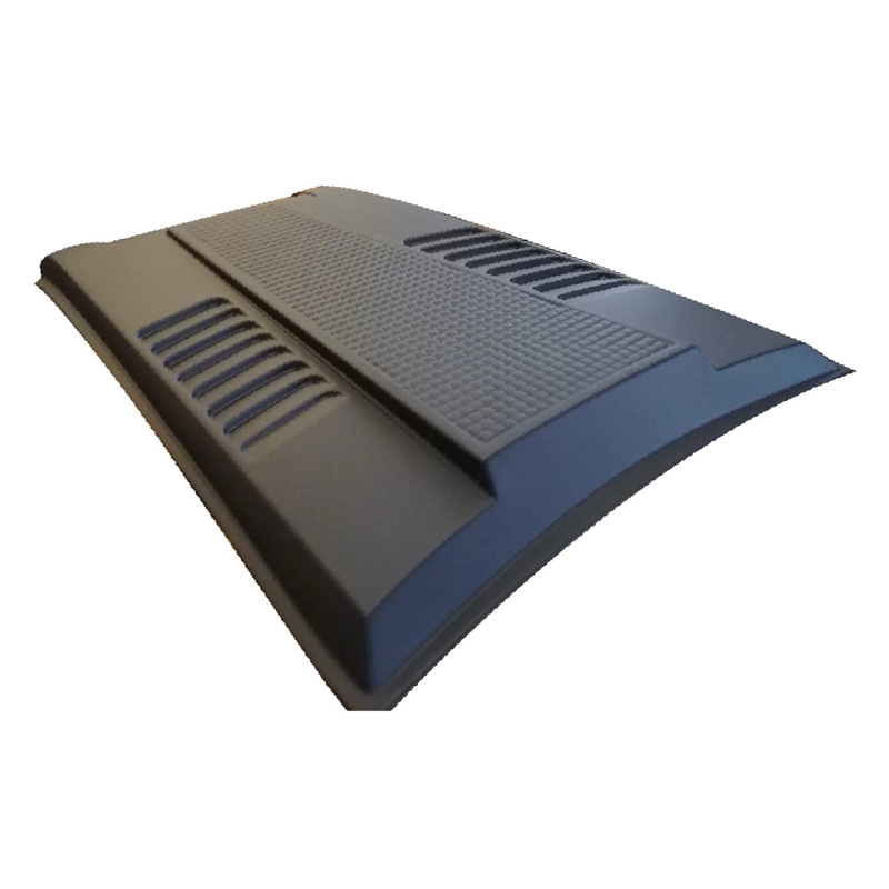 Écope de capot sur mesure pour Mitsubishi L200 Triton 6 2019- - Noir mat
