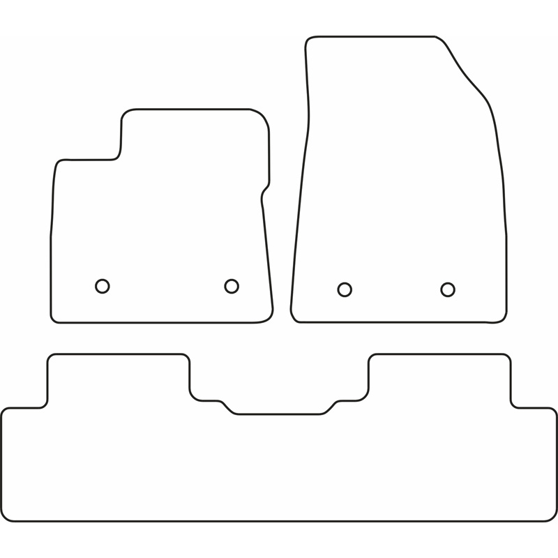 Set de tapis de sol sur mesure pour MG 5 (EV) SW 2020-