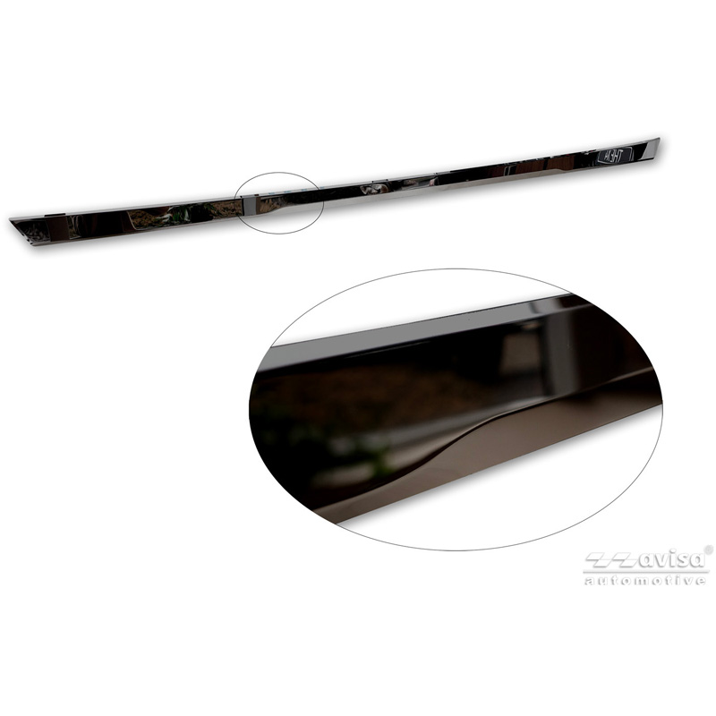 Avisa Moulure de hayon en Inox Noir Chrome sur mesure pour BMW X3 (G45) 2024- excl. M-Sport