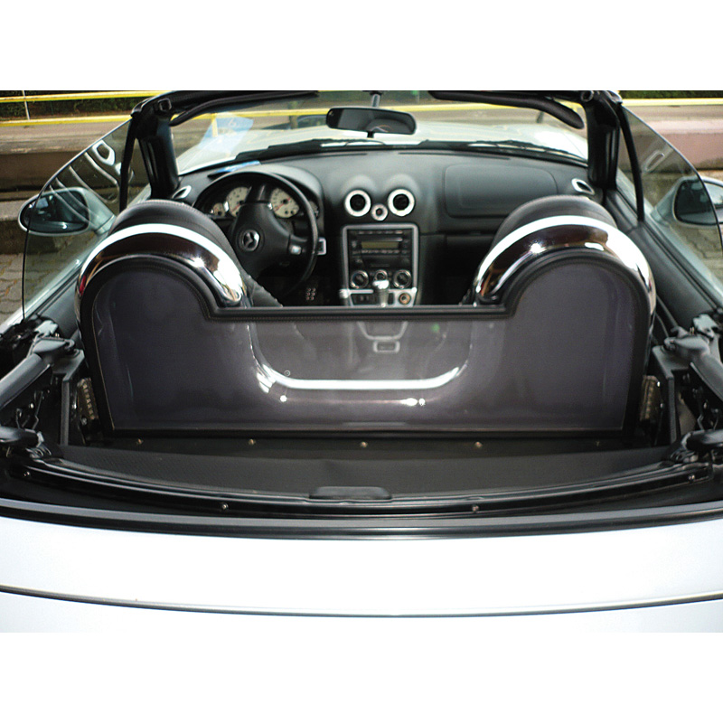Filet coupe-vent Weyer Basic Line sur mesure pour Mazda MX 5 Type NA+NB (avec bague)