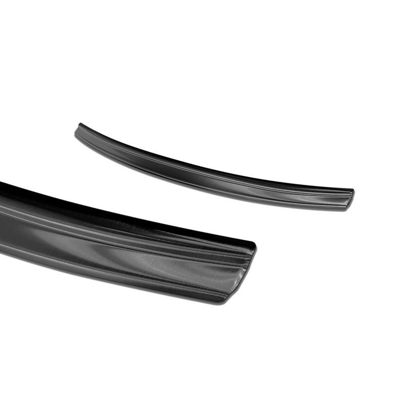 Protection de seuil arrière inox noir sur mesure pour Kia XCeed 2019-