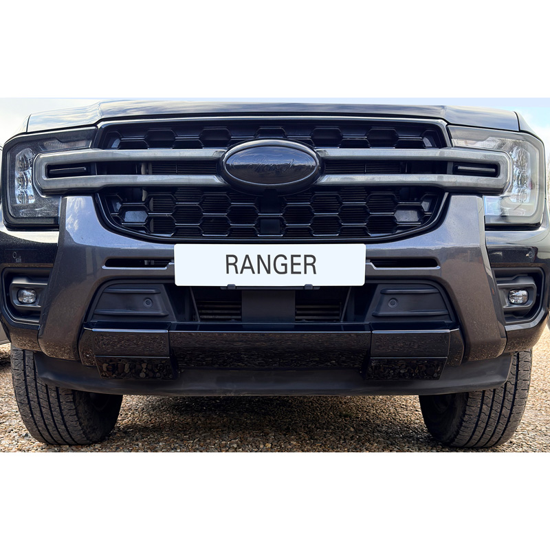 RGM 'Skid-Plate' sur mesure pour Ford Ranger Wildtrak/ Wildtrak X & Stormtrak 2024- (Noir Brillant ABS)