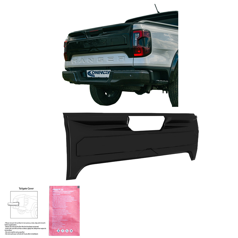 Protecteur de hayon sur mesure pour Ford Ranger T9 2022- - Noir mat