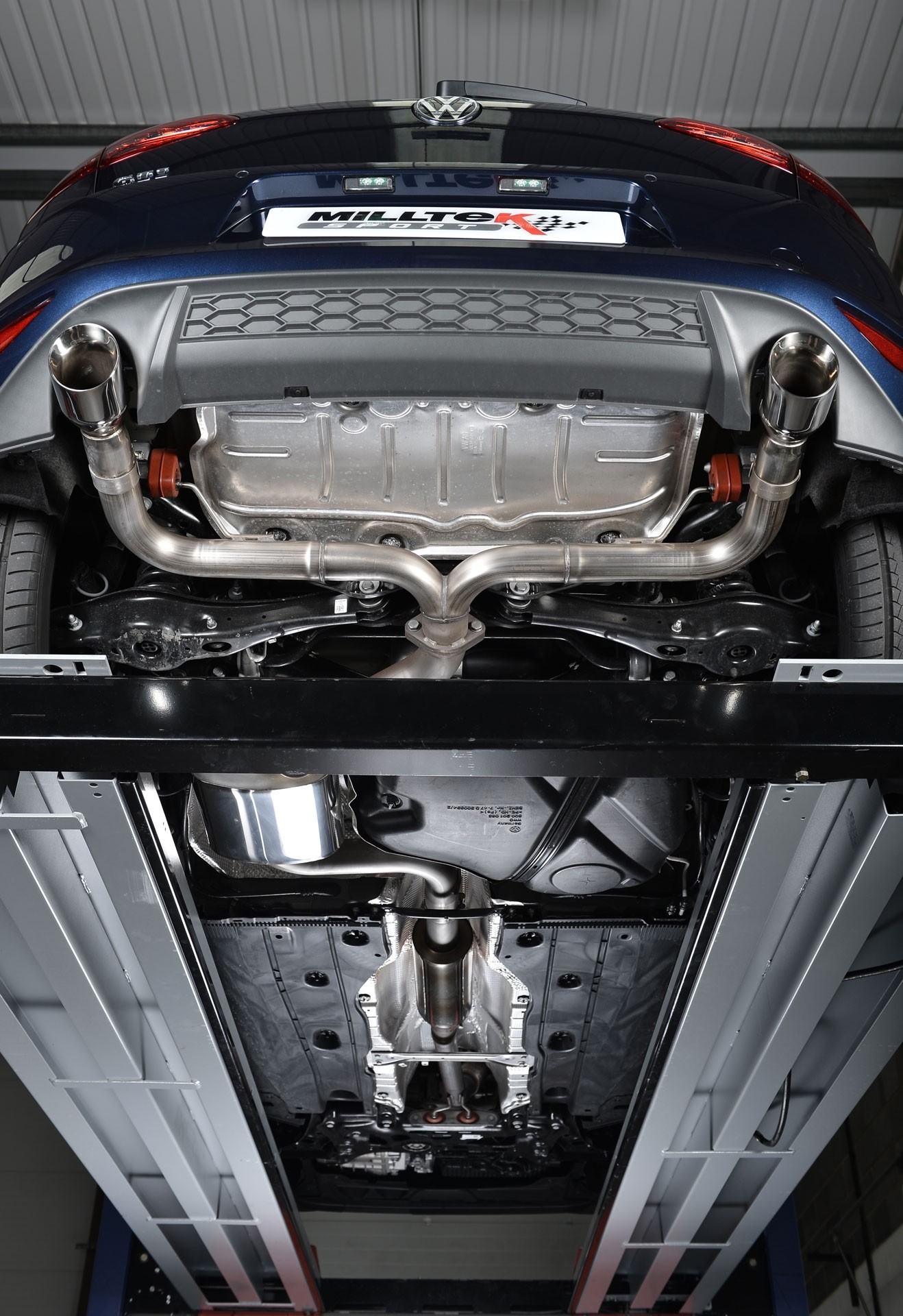 Milltek VW Golf VII Turbo-back incl. Hi-Flow SportsCat Titanium