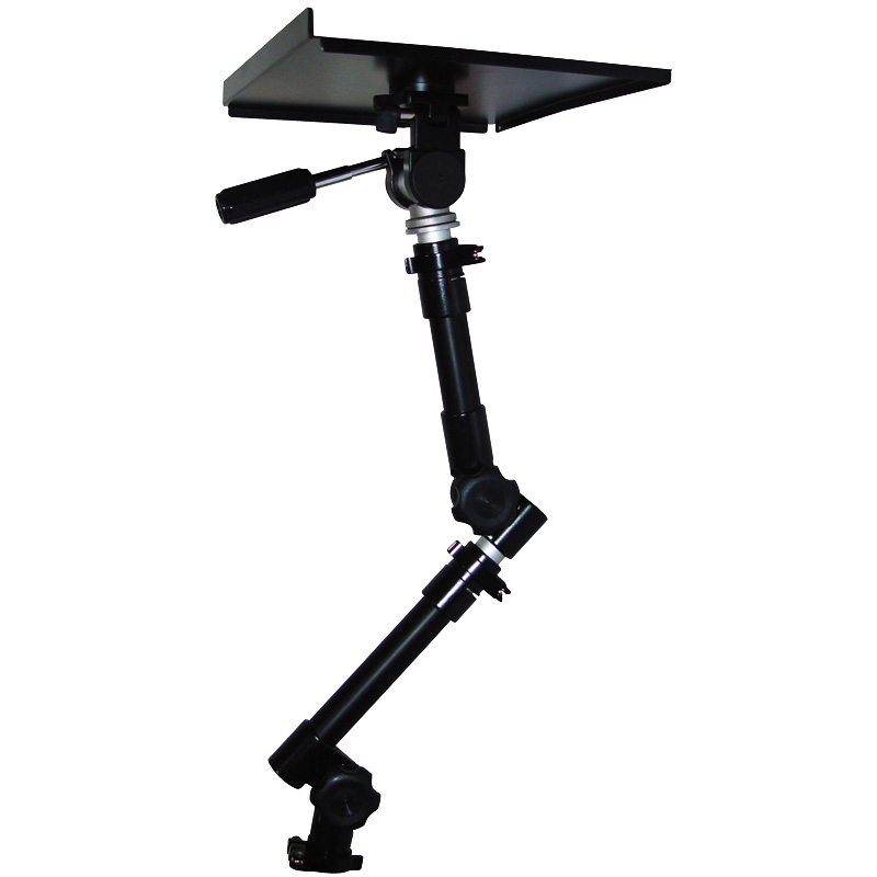 Support Universel pour ordinateur portable noir DeLuxe (3-Way head)