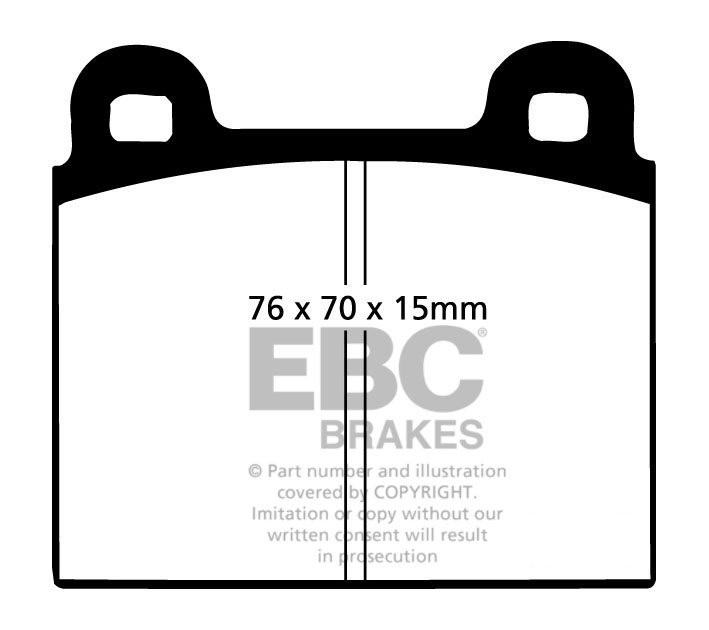 EBC Brakes FIAT Tempra 1.6 (ABS) 1990-1996 Remschijf grooved dis
