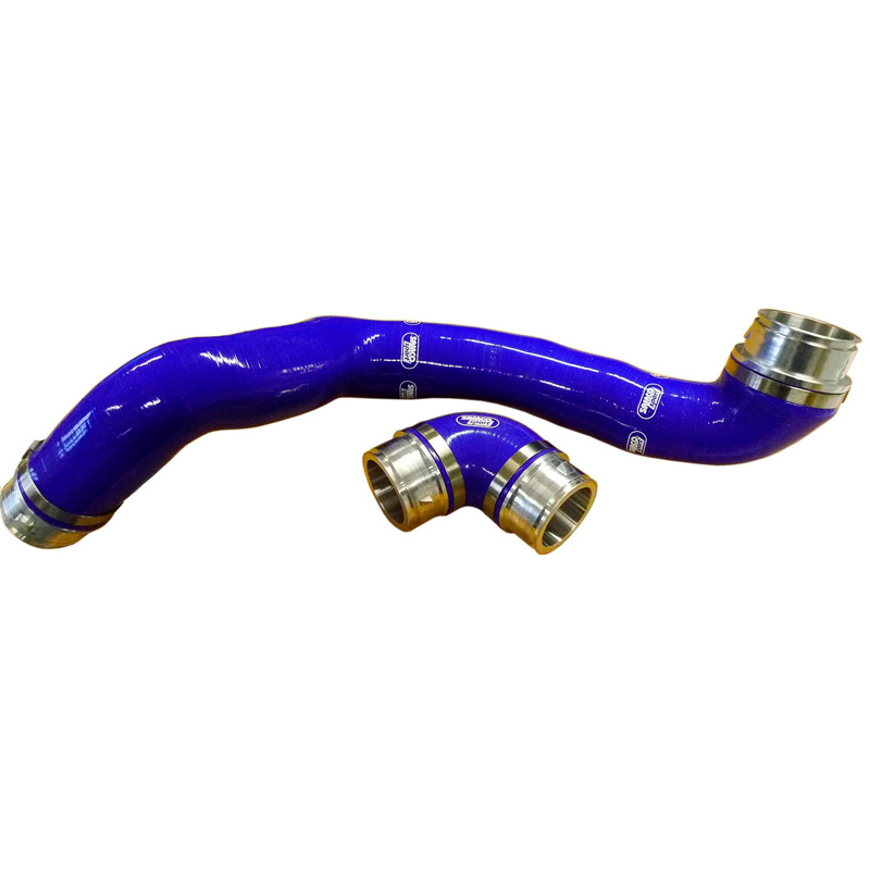 Samco Kit Durites sur mesure pour Skoda Fabia RS 1.9TDi 2003-2008/Seat Ibiza FR 130cv TDi 2002-2009 - (ASZ) - 2-pièces - Turbo - Bleu