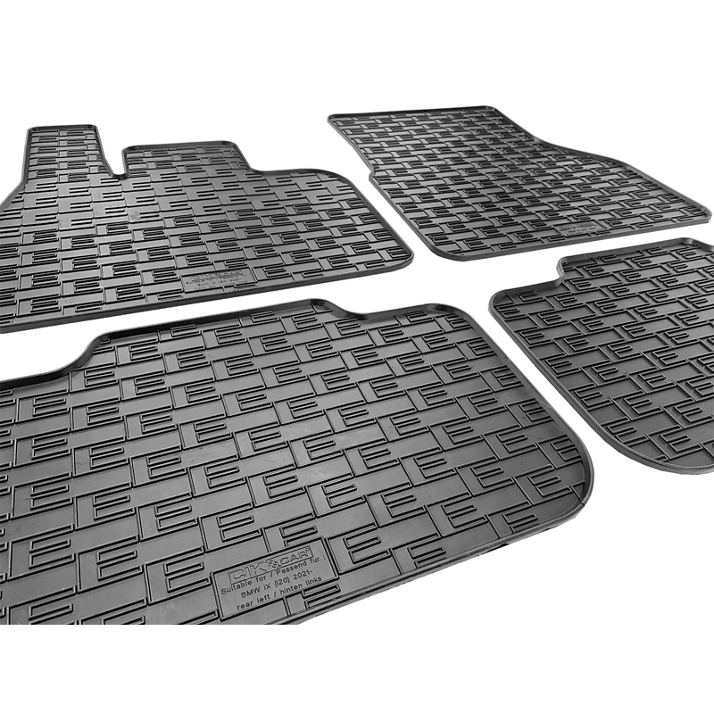 Set tapis de caoutchouc sur mesure pour BMW iX (I20) 2021- (4-pièces + points de fixage)