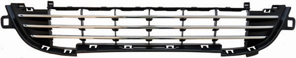 Bumper Grill voor P 207 07/09->> met Chroom LIJST