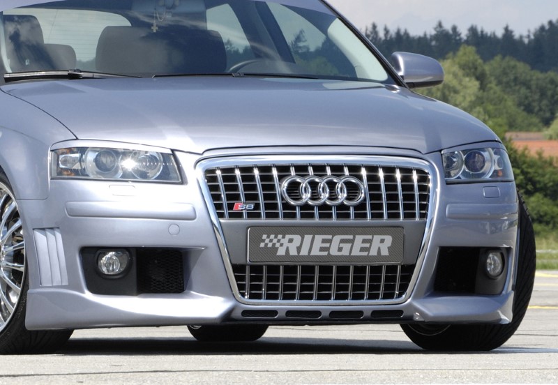 Voorbumper Audi A3 8P nieuw design SRA Rieger