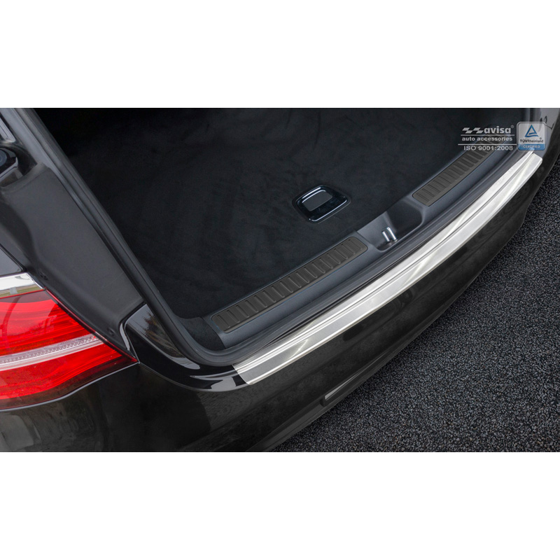 Protection de seuil arrière inox sur mesure pour Mercedes GLC Coupe 2016-2022  'Ribs'