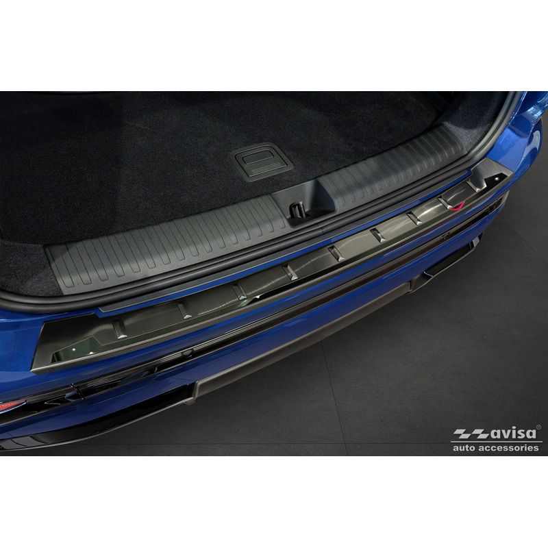 Avisa Protection de seuil arrière inox noir Audi Q6 e-tron (GFB) 2024- 'Shadow Premium'