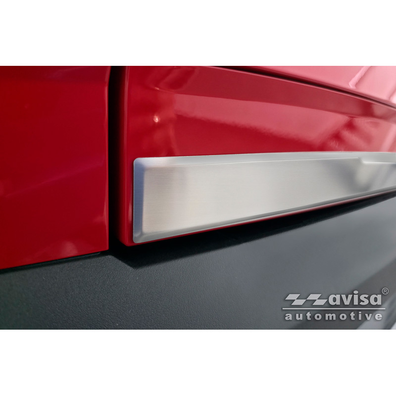 Avisa Revêtement d'habillage du hayon du coffre inox brossé sur mesure pour Hyundai Tucson IV 2020-2024 & Facelift 2024-