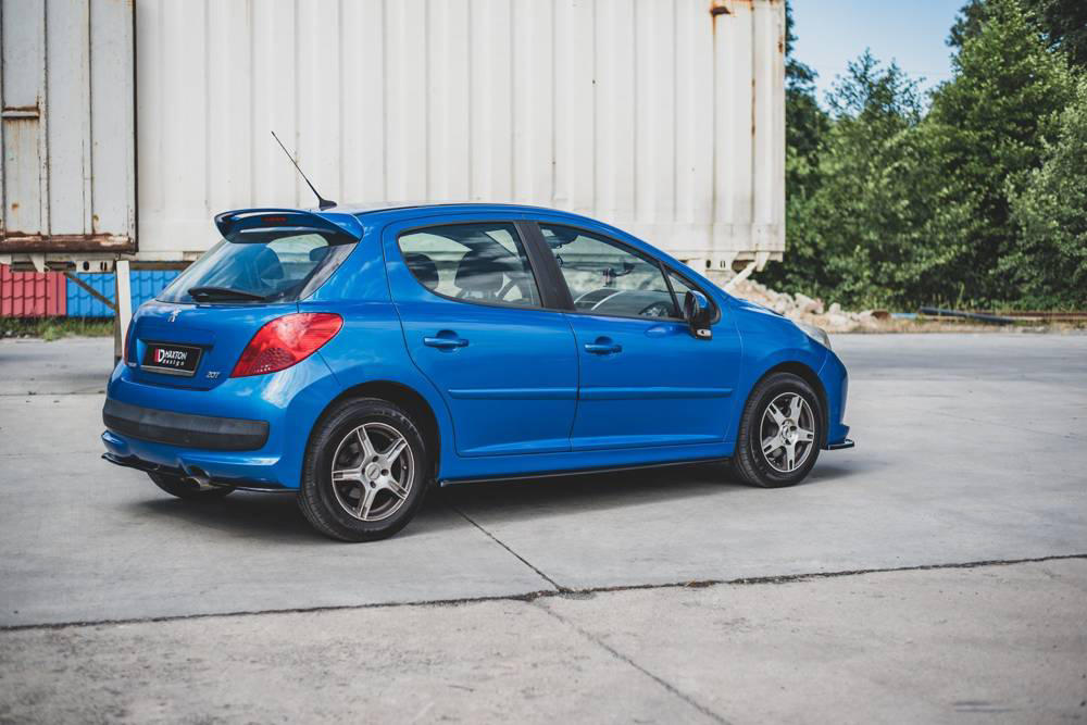 Zijskits Peugeot 207 Sport 06-09 Glans Zwart
