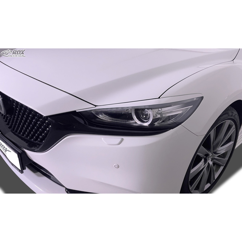 RDX Spoilers de phares sur mesure pour Mazda 6 (GJ/GL) 2018-2024 (ABS)