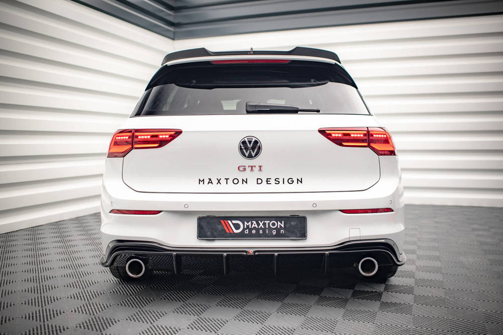 Diffuser V.3 Volkswagen Golf 8 GTI Maxton Glans Zwart