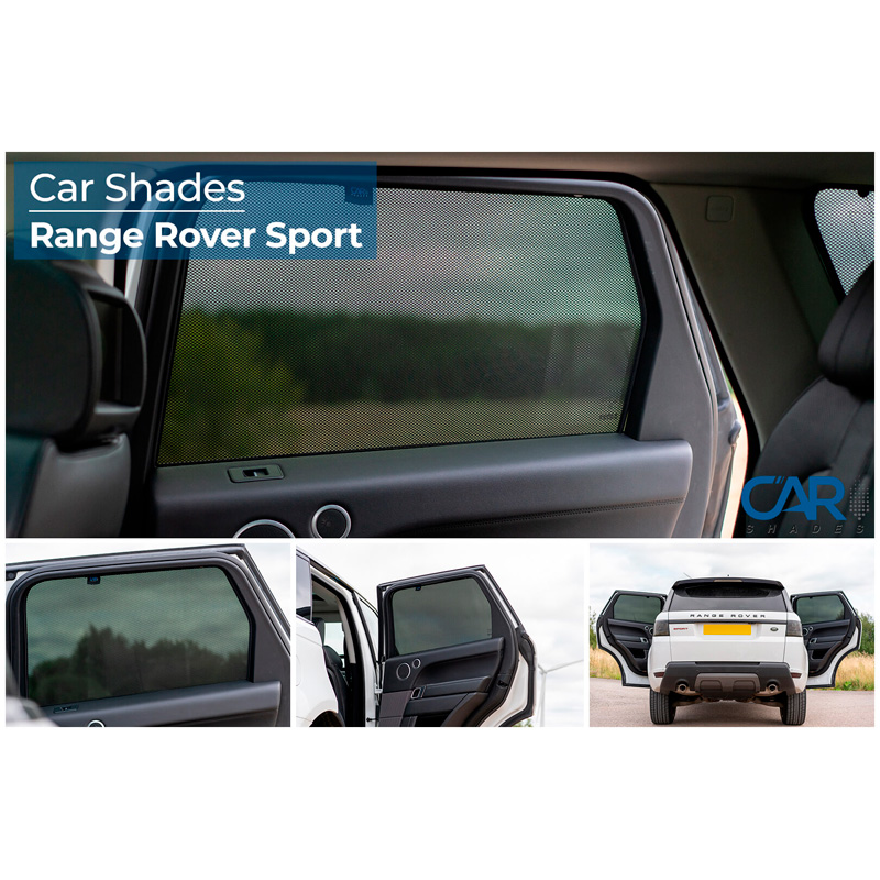 Set de Car Shades (portes arrières) sur mesure pour Range Rover Sport 5 portes 2013-2022 (2-pièces)