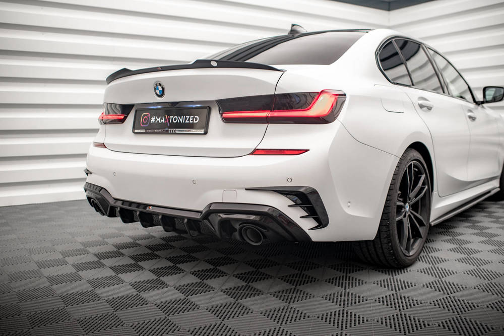 Diffuser BMW 3 Serie M Pakket G20 G21 Maxton Glans Zwart